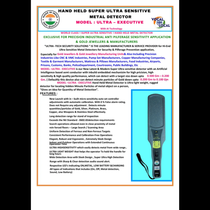 Hand Needle Detector – Ultra Executive - Image 2