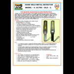 Hand Held Metal Detector - Model - 9 - Ultra - DLX - 2 - Image 4