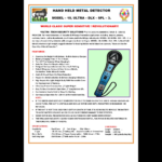 Hand Held Metal Detector - Model - 10 - Ultra - DLX - SPL - 3 - Image 3
