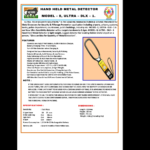 Hand Held Metal Detector - Model - 8 - Ultra - DLX - 1 - Image 3