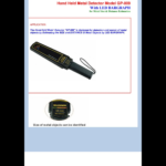 Hand Held Metal Detector - Ultra - GP-009 with Bar Graph - Image 2