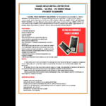 Hand Held Metal Detector - Ultra 2006 - Image 2