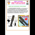 Security Metal Detector – Ultra Gold Centry - Image 3