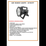 LED Search Light - Ultra 720 - 20 Watt - Image 6