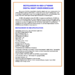 Night Vision Binocular - Nv 900 Bestguarder - Image 6