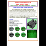 Night Vision Binocular - Night Scout - Gen -1 - Image 3