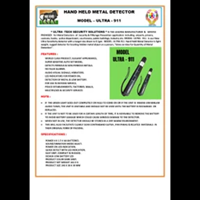 Hand Needle Detector – Ultra 911 - Image 3