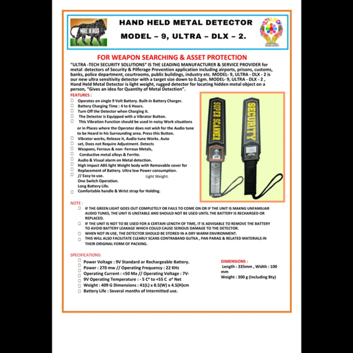 Metal Detector - Super Scanner - Image 3